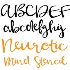 pn neurotic mind stencil