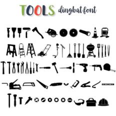 tools dingbat font