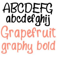 pn grapefruit graphy bold