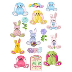 easter bunny planner stickers