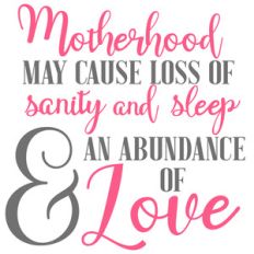 motherhood loss sleep sanity