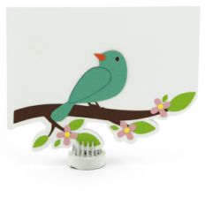 shaped card bird tree