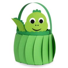 cute dinosaur basket