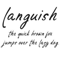 cg languish font