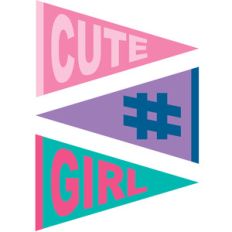 bella blvd pennants - girl