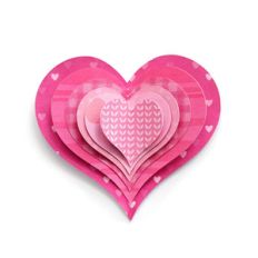 layered heart