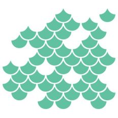 mermaid scales pattern
