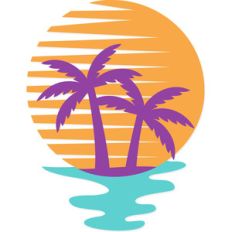 island sunset