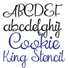 pn cookie king stencil