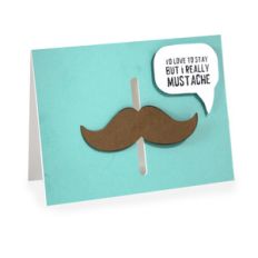 a2 mustache motion card