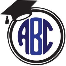 graduation monogram frame