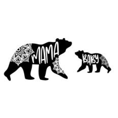 mama baby mandala bears