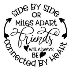friends will be connected by heart