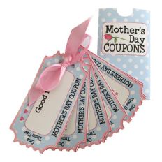 mother's day gift coupons and sleeve