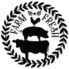 farm fresh leafy wreath