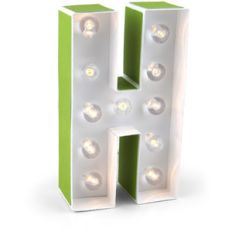 marquee letter h