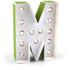 marquee letter m