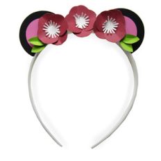 panda floral headband