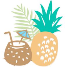 tropical beach cocktails
