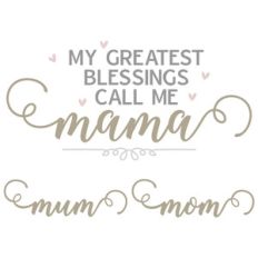 greatest blessings mom names
