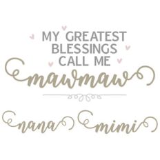 greatest blessings - nana names