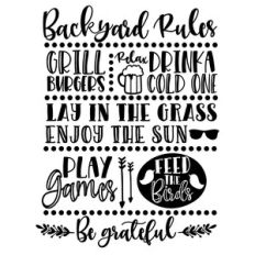 backyard rules