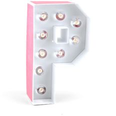 marquee letter p