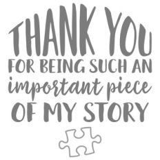 teacher thank you important piece