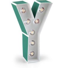 marquee letter y