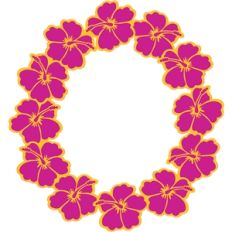hibiscus lei frame