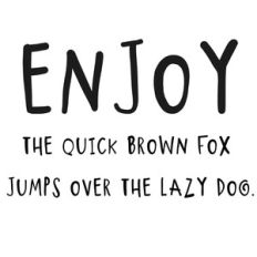 cg enjoy font