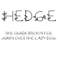 cg hedge font