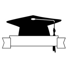graduation cap frame