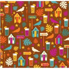 tiki beach pattern