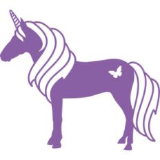 unicorn and butterfly