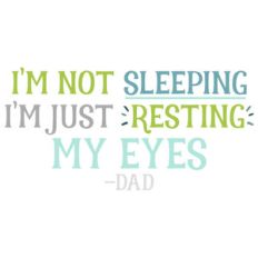 resting my eyes