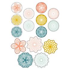 flower stickers