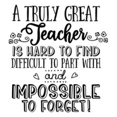 a truly great teacher is hard to find