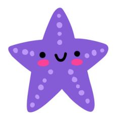 kawaii starfish