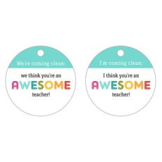 coming clean teacher gift