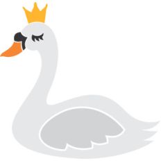 swan and crown