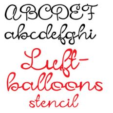 zp luftballoons stencil