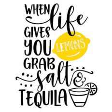 when life gives you lemons grab salt and tequila
