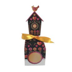 folk art birdhouse anything box