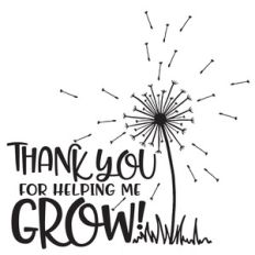 thank you for helping me grow dandelion