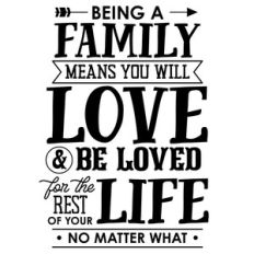 being a family love
