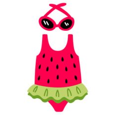 baby watermelon swimsuit