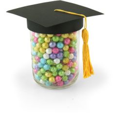 graduation hat wide mouth topper
