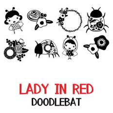 lady in red doodlebat