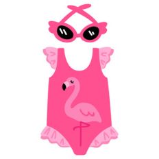 baby flamingo swimsuit